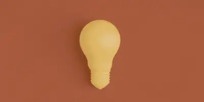 Bild einer Glühbirne symbolisiert Ideen