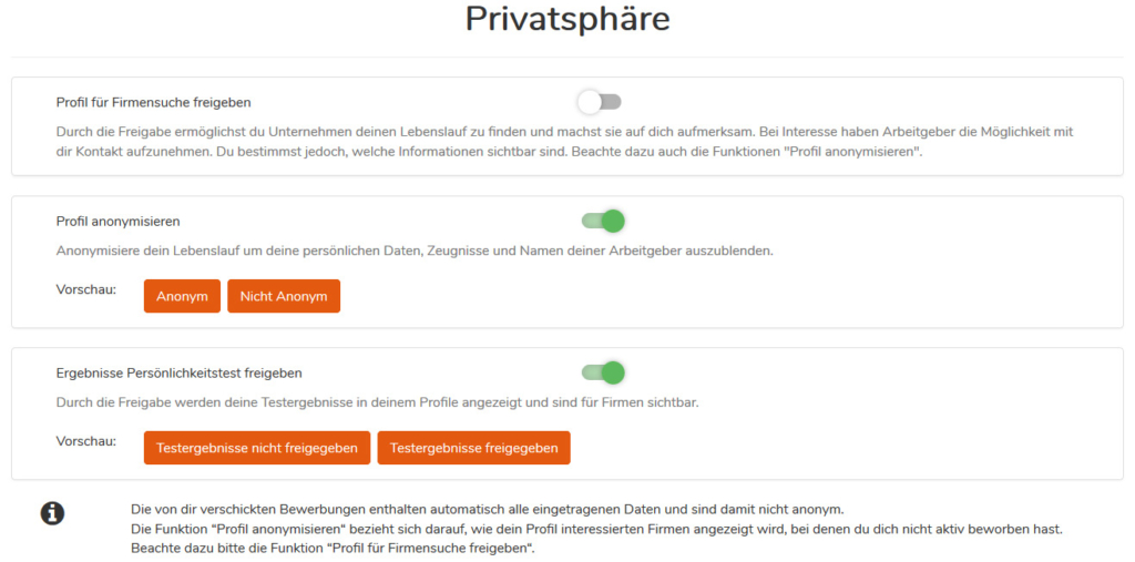 privatsphaere